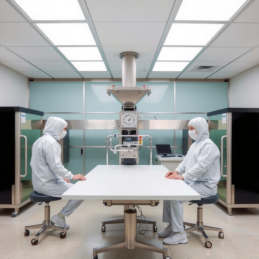 Sterile manufacturing clean room environment